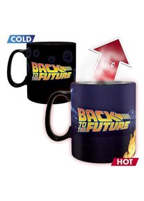 ABYSTYLE Tazza Ritorno al Futuro Heat Change : Time Machine (ax2), Tasse, Mehrfarbig, Schwarz