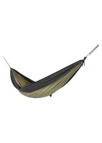 Enero Camp, H&auml;ngematte, Touristische H&auml;ngematte 2 Personen 270x140cm Gr&uuml;n Schwarz (200 kg)