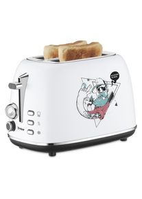 TRISA Street Art, Toaster, Weiss