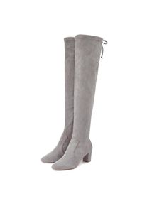 Lascana, Damen, Overkneestiefel &raquo;Slouchy Boots, Langschaft Stiefel, Schlupf-Boot,&laquo; aus weichem Stretchmaterial, braun, 41, Elegantes feminines Design