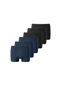 uncover by Schiesser, Herren, Boxershorts &raquo;Boxershort UNCOVER Cotton 6PACK Shorts 6er Pack&laquo;, Schwarz/Dunkelblau, 3XL, uncover by Schiesser Herren 