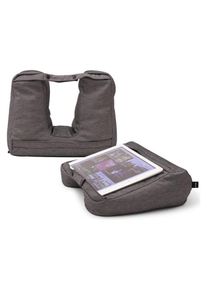 bosign Tablet- und Nackenkissen, Reisekissen, Grau