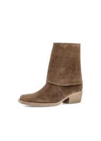 Gabor, Damen, Westernstiefelette Blockabsatz, Cowboyboots mit angen&auml;hter Gamasche, Weite G (= weit), whisky, 35, Stiefelette in modischer Karreeform