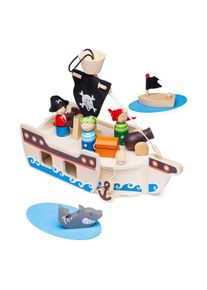 Bigjigs Mini-Piratenschiff-Spielset