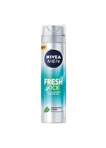 Nivea, Rasierschaum + Rasiergel, Men Fresh Kick żel do golenia 200ml (200 ml, Rasiergel)