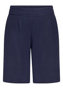 Stoffhose Betty Barclay "Sommerhose mit elastischem Bund", Damen, Gr. 38, EURO, blau (dunkelblau), Obermaterial: 100% Viskose CV., Hosen Stoffhose