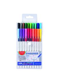 Keyroad, Schreibstifte, Fineliner, 0,4 mm, 20 stk., anh&auml;nger (20x)