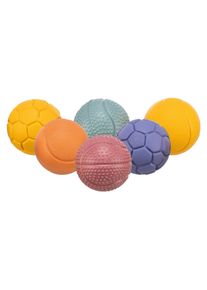 Trixie Bal Natuurrubber Assorti - 4,5 Cm (Ballspielzeug Katze), Katzenspielzeug