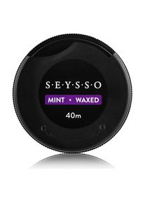 Seysso, Zahnseide, Schwarze Zahnseide mit Kohlenstoff Antibakteriell 40m Mint gewachst (40 m)