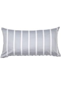 Kissenbezug Janine "modernclassic 39028-28", grau (platin), B:40cm L:80cm, Mako-Satin, Obermaterial: 100% Baumwolle, Kissenbez&uuml;ge, Kissenbezug, mit Rei&szlig;verschluss