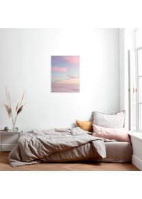 Leinwandbild Komar "Endless Rose - Gr&ouml;&szlig;e 30 x 40 cm", bunt (farbe bild(er): rosa, blau, lila), B:30cm, Holz, Papier, Bilder, Leinwandbild, Keilrahmenbild mi Echtholzrahmen