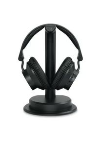 MUSE TV Headphones with Transmitter Charging Base M-282 CTV, Black (20 h, Docking, Kabelgebunden, Kabellos), Kopfh&ouml;rer, Schwarz