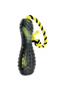 Mr. Pretzel Gummikauspielzeug am Seil Melange f&uuml;r Hunde 15 cm (Kauspielzeug Hund), Hundespielzeug