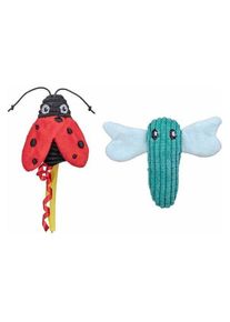 Mica Pets Katzenspielzeug - Pl&uuml;schtier-Set (Pl&uuml;schspielzeug Katze), Katzenspielzeug