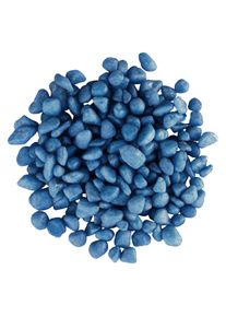 AkvaStabil Libra, farvet grus 3-5mm. 1 kg. bl&aring; (Dekoration), Aquarium Dekoration