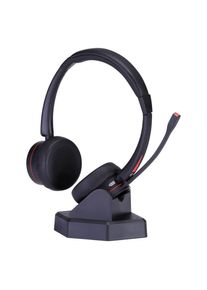 Emissimo Tec emissimo Bluetooth Headset BTH20, Bluetooth Headset Ladestation, PC Headset Mikr (Docking, Kabellos), Office Headset