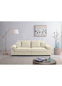 Big-Sofa OTTO HOME "Bjoern", beige (creme), B:233cm H:88cm T:111cm, Sofas, Big-Sofa, mit Cord-Bezug, XXL-Sitzfl&auml;che, mit Federkern, frei im Raum stellbar