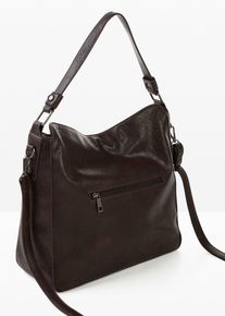 Shoppingv&auml;ska med ytterfack - brun - storlek 30x35 cm - bonprix