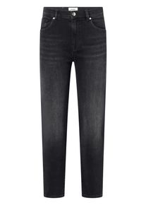 JOOP! Tapered-fit-Jeans JOOP "Maren", Damen, Gr. 28, N-Gr, charcoal, Denim/Jeans, Obermaterial: 99% Baumwolle, 1% Elasthan, unifarben, regular fit lang, Jeans Tapered-fit-Jeans, Slim fit mit Taschen