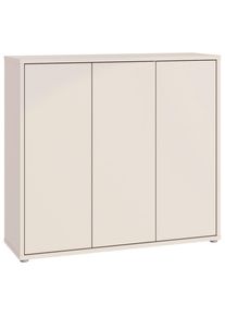Xora Schuhschrank, Sandfarben, Kunststoff, 8 F&auml;cher, 109.2x99.1x34.9 cm, Typenauswahl, stehend, Garderobe, Schuhaufbewahrung, Schuhschr&auml;nke