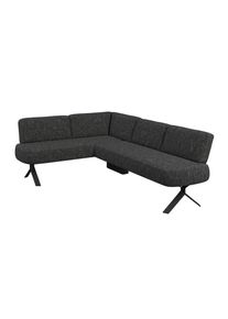 M&Ouml;BELIX M&ouml;belix , Dunkelgrau , Metall, Textil , 248x176 cm ,