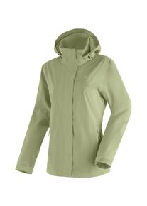 Regenjacke Maier Sports "Metor rec W", Damen, Gr. 42, apfelgr&uuml;n, 100% Polyester, Jacken Regenjacke, Damen Jacke mit Kapuze, Windjacke wasserdicht atmungsaktiv, Reg. Fit