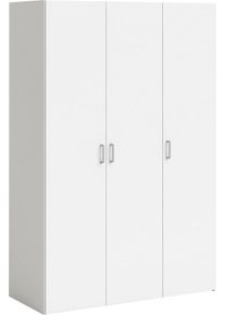 Kleiderschrank Home Affaire "Space Dreht&uuml;renschrank, Aufbewahrung Kasten Schrank Stauraum", wei&szlig;, B:115,8cm H:175,4cm T:49,52cm, Holzwerkstoff, Schr&auml;nke, Kleiderschrank, 1 T&uuml;r, Platzsparen, schmal, 40 cm Breite, 3 Einlegeb&ouml;den