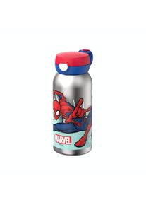 Trinkflasche Mepal "Edelstahl-Trinkflasche mit Klappdeckel Campus 600 ml", rot (spiderman), H:19,5cm, Trinkflaschen, Trinkflasche, Sp&uuml;lmaschinengeeignet