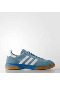 Hallenschuh adidas Performance "HANDBALL SPEZIAL", Herren, Gr. 44,5, blau (royal, corewei&szlig;, ftwrwei&szlig;), Leder, Synthetik, Schuhe Hallenschuh