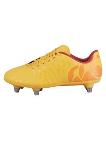 Canterbury Kinder Speed Infinite Team Soft Ground Rugbyschoenen (Ambergeel/Oranje verliefd/Marsrood)