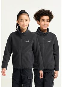 Fleecejacke Jack Wolfskin "TAUNUS 200 FZ K", Kinder, Gr. 176, schwarz, Obermaterial: 100% Polyester. Futter: 100% Polyester, Jacken Fleecejacke, Kinder-Fleecejacke, warm, 3-in-1 kompatibel
