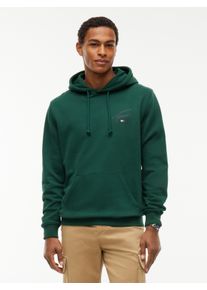 Kapuzensweatshirt Tommy Jeans "REGULAR ENTRY SIGNATURE HOOD", Herren, Gr. M, gr&uuml;n (velvet gr&uuml;n), Sweatware, Obermaterial: 100% Baumwolle, unifarben, regular fit normal, Rundhals, eng Rippb&uuml;ndchen, Sweatshirts Kapuzensweatshirt, Regular fit mit Kapuze