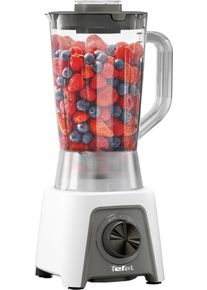 Tefal Standmixer "BL2C01 Blendeo", grau (wei&szlig;, grau), B:20,6cm H:40,6cm T:20,6cm, Zerkleinerer, 1,5 Liter, 2 Geschwindigkeiten + Pulse-Funktion, Duraforce Klingen, Standmixer