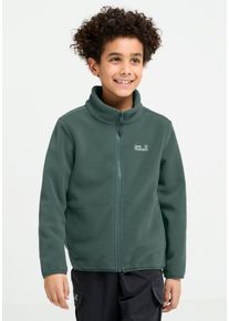 Fleecejacke Jack Wolfskin "TAUNUS 200 FZ K", Kinder, Gr. 164, sagopalm, Obermaterial: 100% Polyester. Futter: 100% Polyester, Jacken Fleecejacke, Kinder-Fleecejacke, warm, 3-in-1 kompatibel