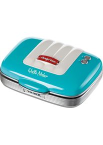 Ariete Waffeleisen "1973B blau Party Time", blau, B:22cm H:10,5cm T:25,5cm, Waffeleisen, Waffeleisen