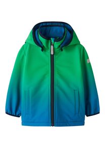 Softshelljacke name it "NMMMALTA05 SOFTSHELL JACKET DIPDYE FO", Jungen, Gr. 110, imperial blau, Softshell, Obermaterial: 95% Polyester, 5% Elasthan, gemustert, regular fit, elastischer Bund, Jacken Softshelljacke, wasserdicht, atmungsaktiv und winddicht