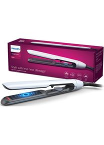Philips, Gl&auml;tteisen &raquo;Series 5000 BHS520/00&laquo; Keramik-Beschichtung mit ThermoShield-Technologie, Ionisierungsfunktion, 12 Einstellungen, hellblau, 