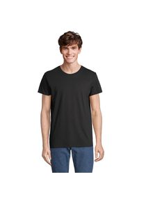 SOLS Unisex volwassen Re Crusader gerecycled T-shirt (Diep zwart)