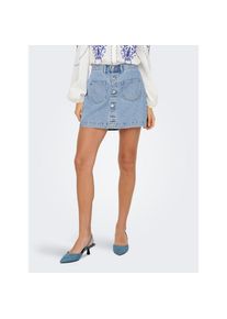 Only, Damen, Jeansrock &raquo;ONLAMAZING HW SKIRT TAI DNM NOOS&laquo;, Light Blue Denim, M (38), Minirock von Only