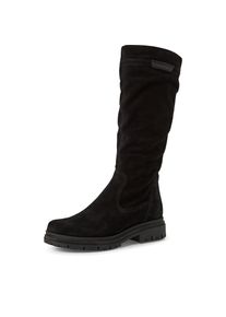Tamaris, Damen, Stiefel , Blockabsatz, Langschaftstiefel mit slouchy Falten am Schaft, schwarz, 36, Trendiger Langschaftstiefel mit 36-cm-Schafth&ouml;he
