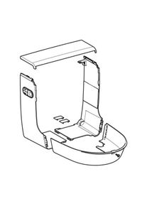 Geberit Designabdeckung 243102111 wei&szlig;-alpin, zu AquaClean Mera