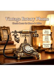 Retro Corded Telephone for Home/Office/Hotel Vintage Multi-functional HD Call Telephone Fiberglass Phone Board Desktop Phone
