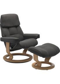 Relaxsessel stressless "Ruby", grau (rock paloma), B:79cm H:98cm T:76cm, Leder PALOMA: Paloma ist ein durchgef&auml;rbtes Semianilin-M&ouml;belleder mit nat&uuml;rlicher Narbung. Es wurde mit einer leichten Oberfl&auml;chenbehandlung versehen, um es best&auml;ndiger zu machen. Paloma ist weich im Griff und hat eine warme Ausstrahlung. Es ist atmungsaktiv und feuchtigkeitsabsorbierend. Paloma wird besonders von all jenen g