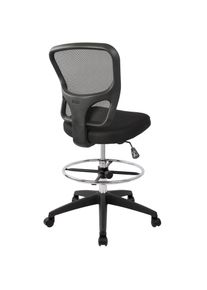 Ergonomic Office Chairs, Office Drafting Chair, Rolling Stool Chair Armless Standing Desk Chair with Footrest Bar, Custom