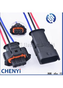 3 Pin Auto MAP Sensor Connector Common Rail Diesel Injection Pump Socket Pressure Crankshaft Position Sensor Plug For 1928404227