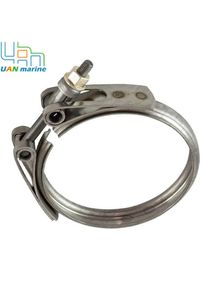 Exhaust Clamp Replacement For Exhaust Elbow and for Volvo Penta Turbo D4 30 31 32 40 41 42 43 44 300 Motors 21325765 842993 New