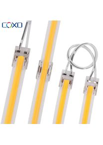 5Pcs 2Pin Transparent LED Strip Connector 8mm 10mm For 2835 5050 3528 COB LED Strip Lights IP20 Strip To Strip Wire Connectors