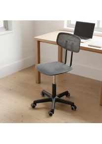 Adjustable Rolling Desk Chair Breathable Design Rolling Rotating Chair Space-Saving Waterproof for Teens