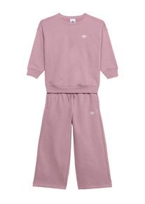 adidas originals Drenge Joggingdragt 'Loose Crew and Wide Leg Pants Set Youth Baby Jogger' lysviolet St&oslash;rrelse 116