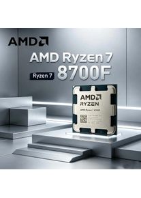 AMD Ryzen 7 8700F R7 8700F CPU 8-Core 16-Thread 4.1GHz 65W DDR5 PCIe 4.0 L3=16M Socket AM5 4NM but No Fan
